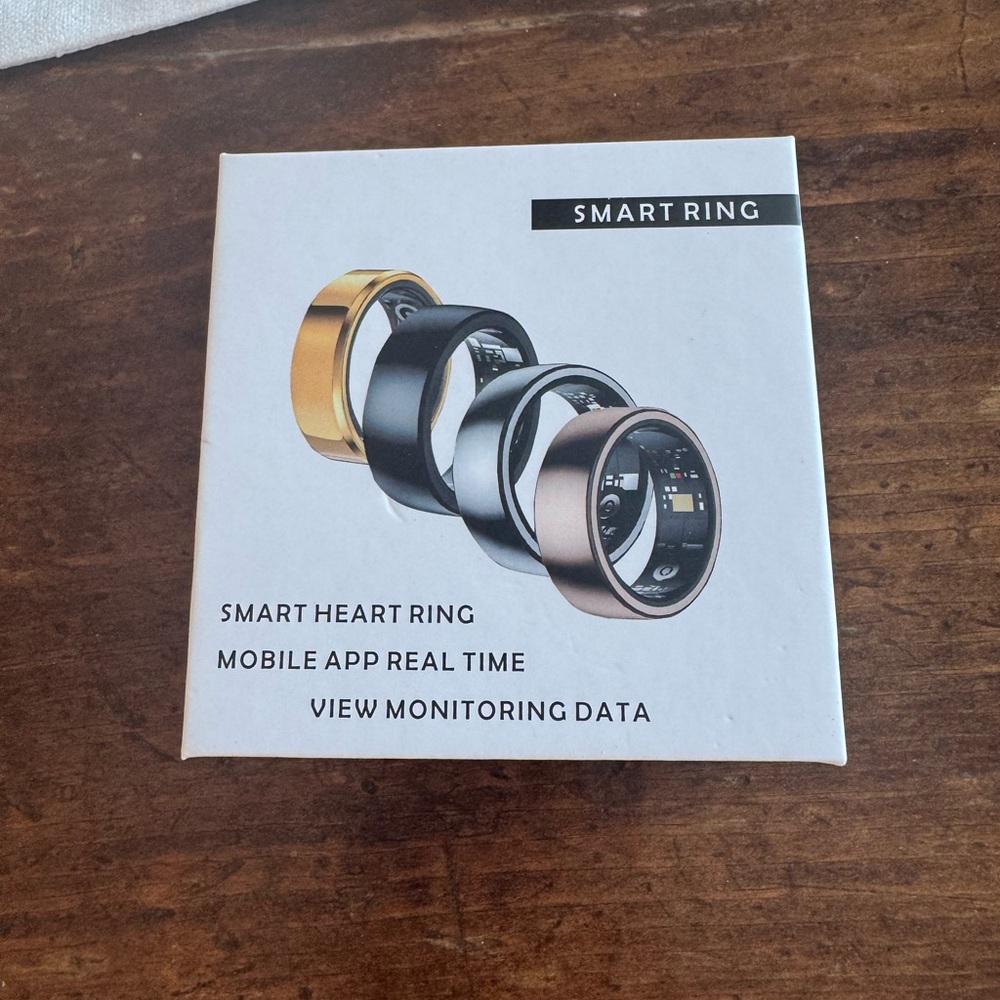 Smart Heart Ring - black
